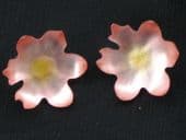 Pink Flower Earrings signed Alexis Bittar (SOLD)