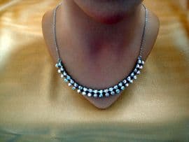 Pretty Austrian Crystal Necklace circa 1960s(Sold)