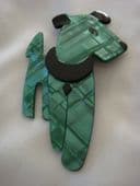 Ric The Terrier - Dog Brooch by Lea Stein of Paris (Sold)