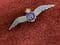 Royal Airforce Sweetheart Brooch - RAF - Sterling Silver and Enamel