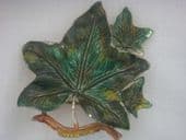 Signed Exquisite Brooch - 1960s Pin - Ivy Leaf Brooch Larger Size Colour - More Blue Green (Sold)
