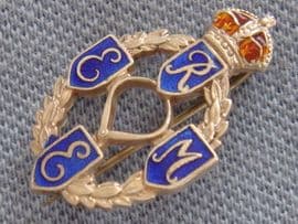 Silver and Enamel REME Sweetheart Brooch (sold)