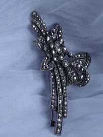 Silver and Marcasite Butterfly Brooch 1940's/1950's (SOLD)