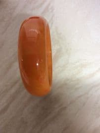 SOLD A Bakelite Bangle in rich Orange Marmalade Colour dates to circa 1930s to 1950s