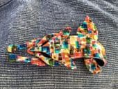 SOLD   A Brightly Coloured Fox Brooch  - Lea Stein of Paris - Fox Pin