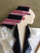 SOLD A Joan Crawford Brooch by Lea Stein of Paris - This pin is also known as 'Carmen'