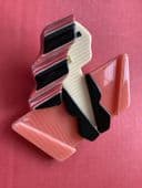 SOLD A Lea Stein of Paris ‘Joan Crawford” Brooch - This pin is also known as 'Carmen'