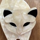 Sold A Lovely Pearl Cream Cat with Black Ears by Lea Stein, Paris