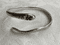 SOLD  Antique Silver Snake Armlet - Serpent Bangle - Dutch East Indies