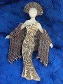 SOLD Art Deco Lady Brooch - The Avant-Garde by Erstwilder