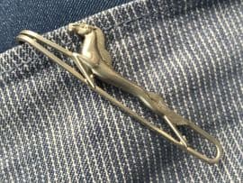 Sold Art Deco Style Horse - Vintage signed STRATTON Tie Clasp or Clip