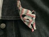 Sold Bacchus the Cat by Lea Stein Paris - Harlequin Coloured Cat Brooch