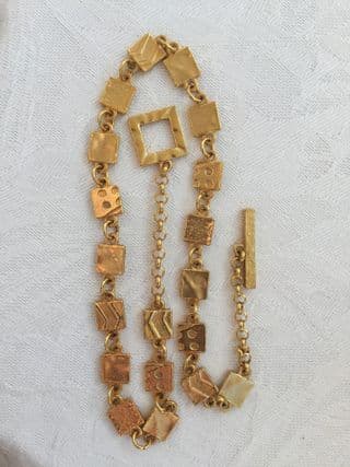 SOLD Biche de Bere Designer necklace Vintage French 1980 to 1990