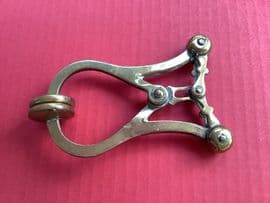 SOLD  Brass Victorian Skirt Lifter or Page - Antique Costume