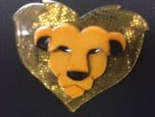 SOLD Erstwilder Brooch Lion Pin LIONHEART limited Edition