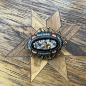 SOLD Micro Mosaic Brooch - Circa 1900 - Superb example