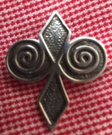 SOLD Scottish Skara Brae Sterling Silver Brooch
