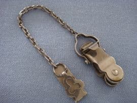 SOLD Victorian Skirt Lift or Cycle Lift Device - White metal