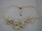 Sold Vintage Floral Pearl Necklace - 1940s Necklace - Bridal Necklace