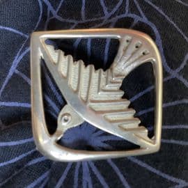SOLD Vintage Scottish Sterling Silver Brooch from Ola Gorie - Odin’s Bird
