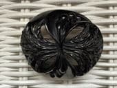 SOLD. A Superb Victorian Whitby Jet Brooch Circa 1860s - Mourning Jewellery