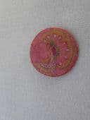 SOLD. Art Nouveau Butterfly Brooch - Hand-Embroidered Pin - Circa 1910 - 1920 (SOLD)