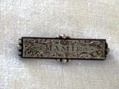 SOLD. Victorian Silver Name Brooch - MAMIE - Hallmarked Birmingham 1887