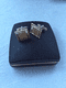 Sophos Brand Cufflinks - 1960s to 1970s Cufflinks - 9ct Gold on Sterling Silver Cufflinks in Orignal Box