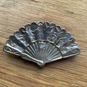 Sterling Silver Brooch - in the form of an Antique Fan