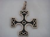 Sterling Silver Cross - Vintage Pendant by Ola Gorie - Celtic Cross Pendant  (SOLD)