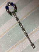 Sterling Silver Lace Bobbin - 1970s English Lacemaking Tool