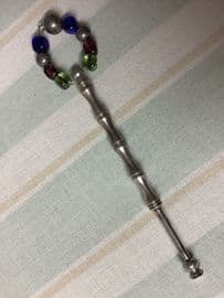 Sterling Silver Lace Bobbin - 1970s English Lacemaking Tool