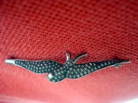 Sterling Silver Swallow or Swift Brooch Circa 1900 - 1910 (SOLD)