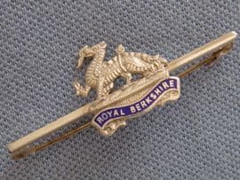 Sterling Silver Sweetheart Brooch - Royal Berkshire Regiment (Princess Charlotte of Wales's