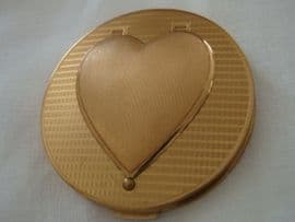Stratton Compact 1950s Heart Photo Locket Detail (SOLD)