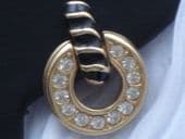 Swarvowski Crystal Clip-on Earrings circa 1980's SOLD