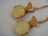 Sweater Guard 19502 era - Cloak Clip Duo - Vintage Dress Accessory (sold)