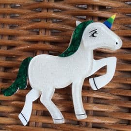 Unicorn Brooch by Erstwilder - Ula Unicorn