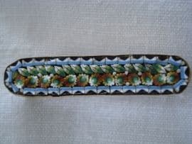 Victorian Micro Mosaic Bar Brooch 1890 - 1900 (SOLD)