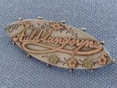 Victorian Sentimental Brooch Silver - Auld Lang Syne (SOLD)