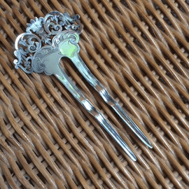 Victorian Silver Hair Comb - Hallmarked Sheffield 1899 by James Dixon (SOLD)