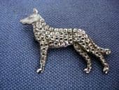 Vintage Brooch - Alsation or German Shepherd Dog (SOLD)