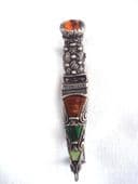 Vintage Celtic Dirk Brooch in the Miracle Style