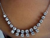 Vintage Diamante Necklace Circa 1950s (SOLD)