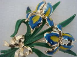 Vintage Exquisite Iris Brooch -  Large Sized Brooch (SOLD)