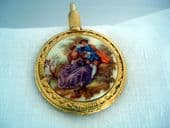Vintage Handbag Holder in Genuine Limoges Porcelain (sold)