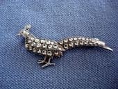 Vintage Peacock ( or maybe even Peahen) Brooch