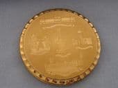 Vintage Powder Compact - 1950's London Scenes