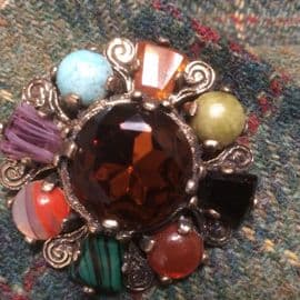 Vintage Signed Miracle Brooch - Traditional Celtic Design