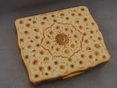 Vintage Stratton Powder Compact with Lipstick Holder Within. Rare Item - 1950s (SOLD)